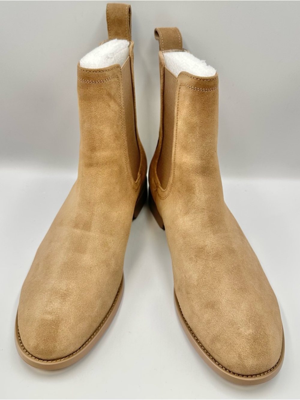 NEW Saint Morta Suede Nomad Chelsea Ankle Boot Mocha Tan Mens 9 Cushion Comfort